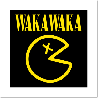 WAKAWAKA (yellow) Posters and Art